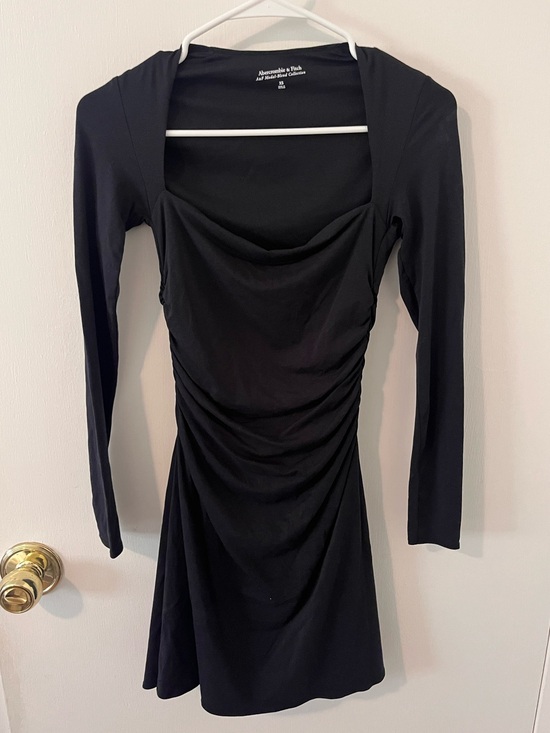 Abercrombie & Fitch Dresses & Skirts - Abercrombie Modal-Blend Collection Square Neck Long Sleeve Mini Dress XS